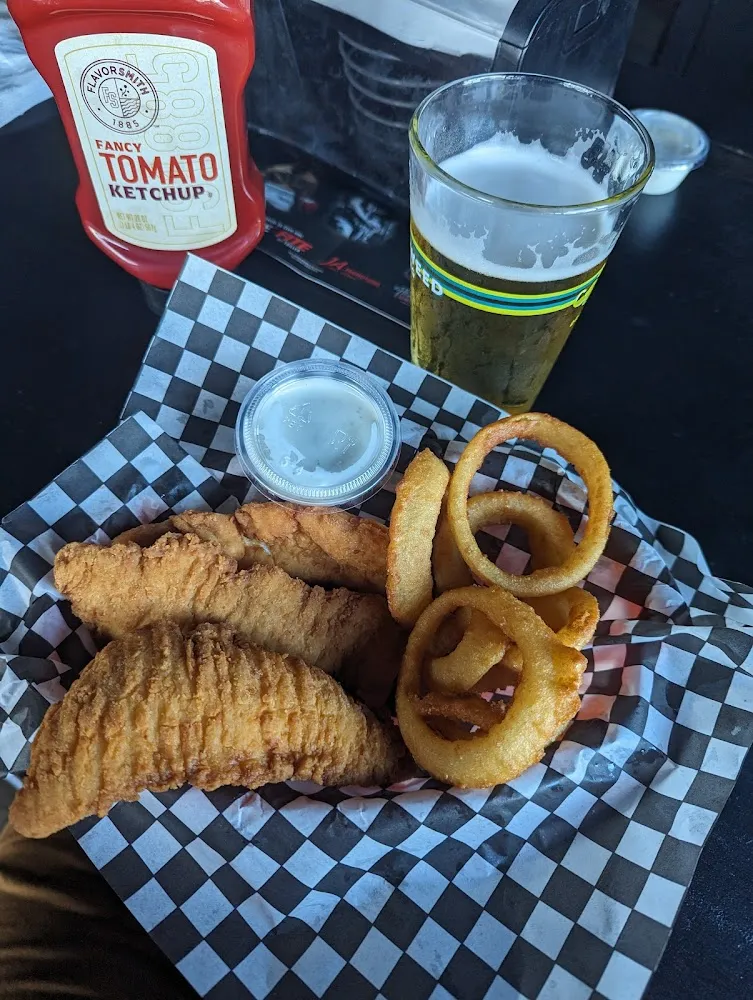 Little Jimmy Dickens Chicken Tenders and Onion Ring Basket